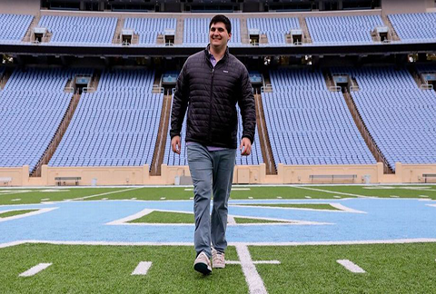 How a former North Carolina OL helped build an app for college football playbooks