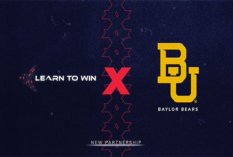 learn to win and baylor logo graphic