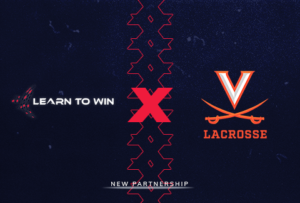 uva lacrosse and learn to win logos